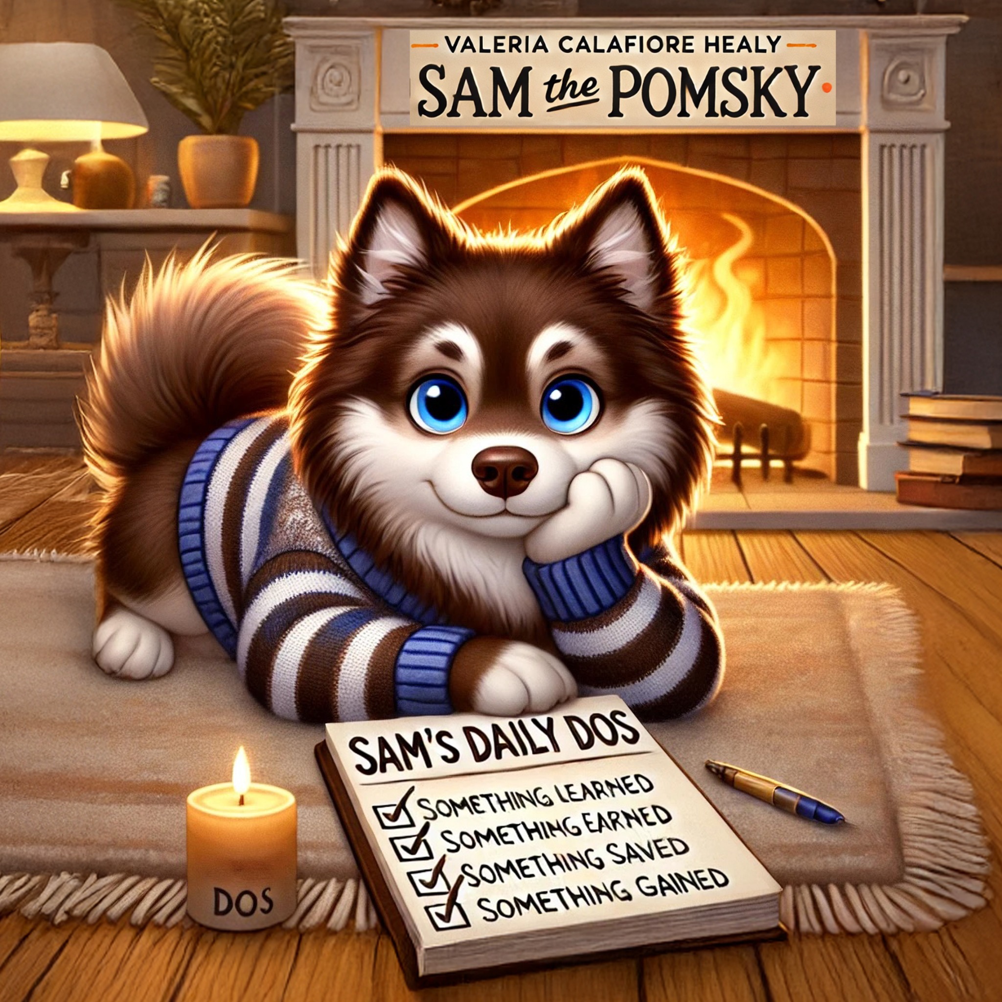 Sam the Pomsky Book Cover